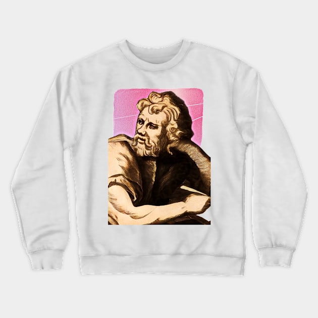 Greek Philosopher Epictetus illustration Crewneck Sweatshirt by Litstoy 